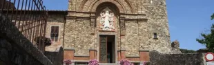Panzano in Chianti: Castello di Panzano e Chiesa di S. Maria a Panzano