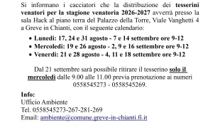 CONSEGNA TESSERINI 2026