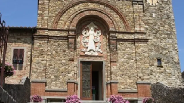 Panzano in Chianti: Castello di Panzano e Chiesa di S. Maria a Panzano